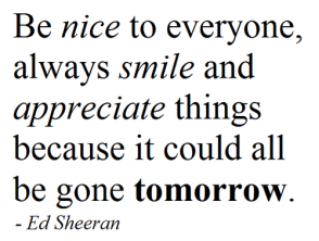 be kind