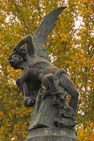 El Ángel Caído statue, Madrid