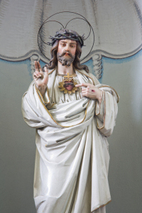 Sculpture of Jesus Christ.