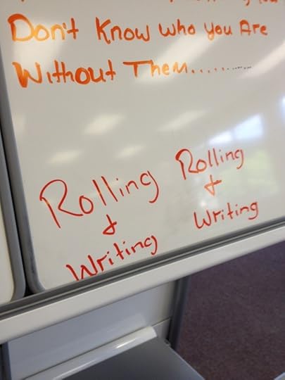 Rolling and writing with Verb whiteboards and easels