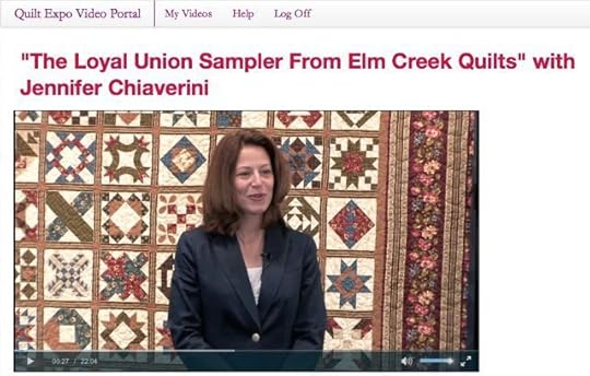 The Loyal Union Sampler From Elm Creek Quilts with Jennifer Chiaverini at Quilt Expo