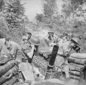 British 99th Light AA Regiment, Cassino, Italy, 12 May 1944. (Imperial War Museum)