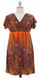 peacock dress