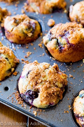 The best blueberry muffins! Buttery and moist, these fruity muffins are heavy on the brown sugar streusel and juicy blueberries.