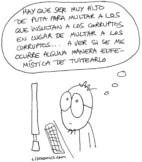 Viñeta de humor gráfico homenaje a los tuiteros condenados por decirle a Cifuentes: 