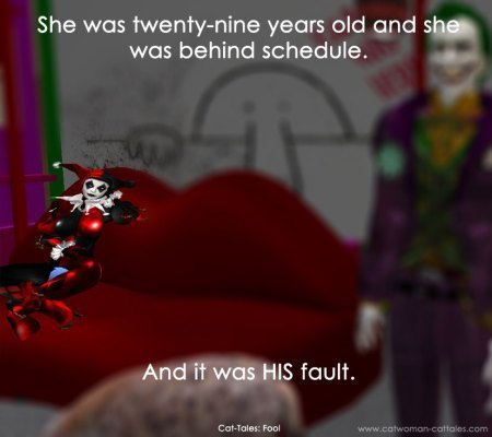 Harley Quinn in Cat-Tales: Fool by Chris Dee