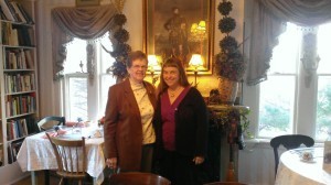 Me and Mom, out for a fancy lunch together.
