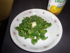 serve with lemon &/or butter