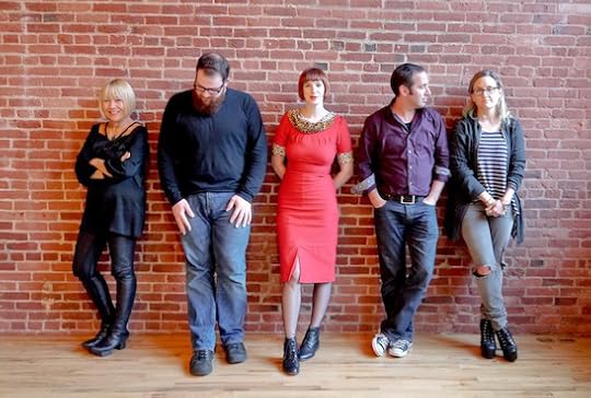 Cindy Gallop (left) and her Make Love Not Porn TV team