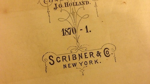 Scribner's Monthly Collected Vol. 1, #1-6, First Edition