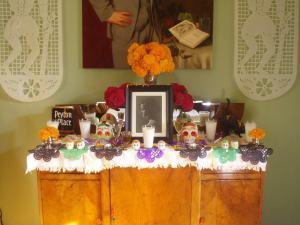 Day of the Dead altar by Michael William Parker Stainback in honor of his mother Suzanne