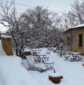 Canyon Road Tea House in a different season