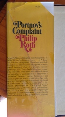 Portnoy's Complaint, by Philip Roth (1969), 1st Edition 1st Printing