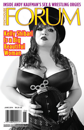 Kelly Shibari made history as the first Penthouse Magazine title cover girl