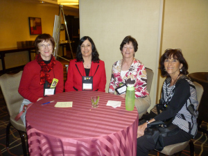 Maggie Toussaint, Nancy J. Cohen, Barbara Graham and Polly Iyer