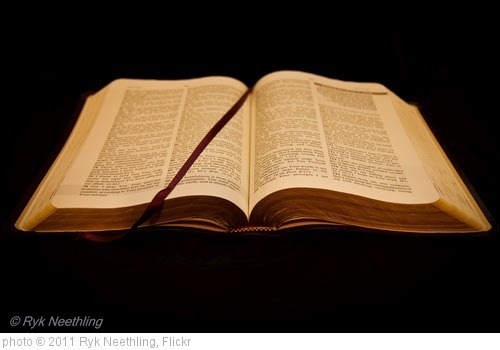 'Open Bible' photo (c) 2011, Ryk Neethling - license: https://creativecommons.org/licenses/by/2.0/