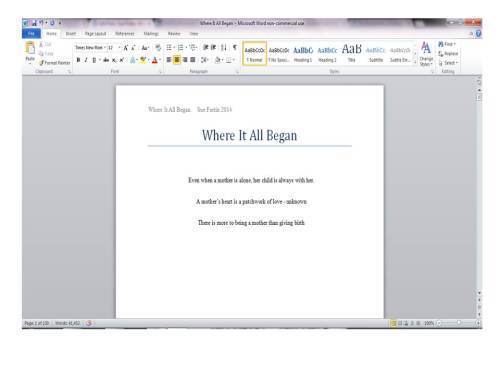 Screen shot