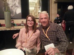 At Muse14 with my wonderful cousin, the author Eleanor Henderson