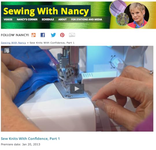 Sewing With Nancy Zieman Sew Knits with Confidence