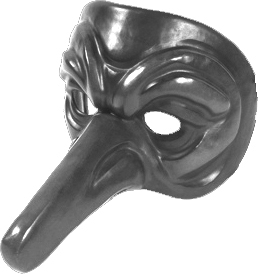 English: Commedia dell'arte mask Français : Ma...