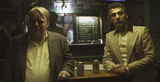 Philip Seymour Hoffman and John Turturro in 'God's Pocket' (image courtesy of IFC Films)