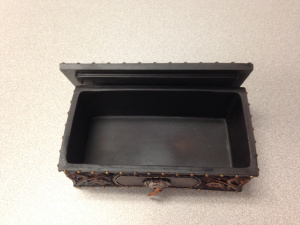 horse jewerly box lid open