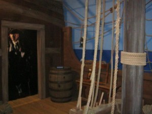 Long John Pullman lurks on the Hispaniola