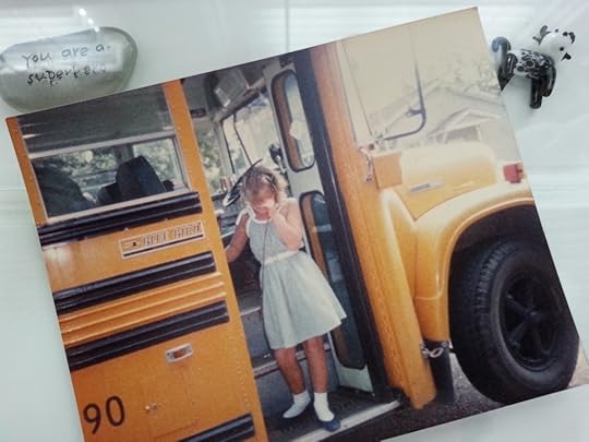 Leaving for a week-long 4-H summer camp. Crying when I say goodbye is something I inherited from my grandma.