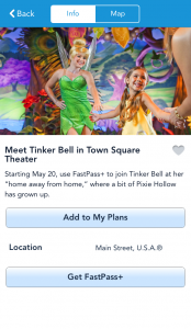 Tink meet at the Magic Kingdom