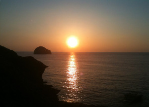 Tintagel sunset