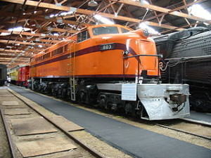 Vintage Diesel Engine from the Chicago, South Side and South Bend Line.