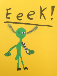 Eeek illustration from pupils