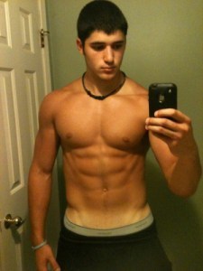 I have NO idea who this random hot guy is. However, I Googled 