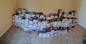 A fraction of this year's book donations.
