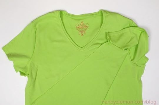 how to makeover a t-shirt by Nancy Zieman