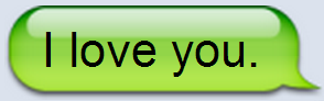 I love you