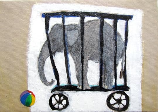 Caged elephant
