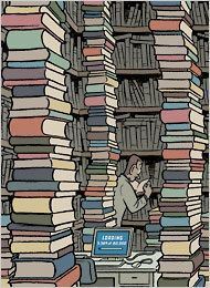 book piles