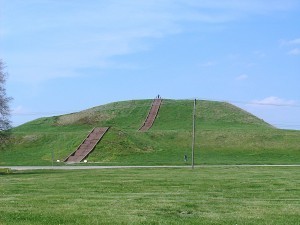The mounds today.