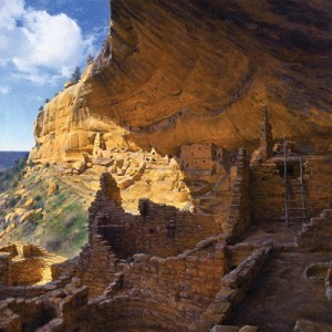 Enigmatic Long House, by Curt Walters.