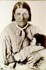 Cynthia Ann with her daughter Prairie Flower