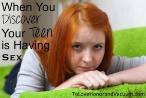 When You Discover Your Daughter is Having Sex