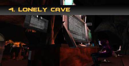Selina in the Batcave: Lonely Cave