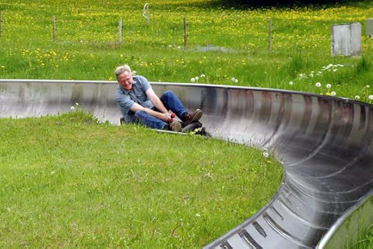 After touring a couple of Romantic 19th-century castles, it’s time for a more thrilling 21st-century travel experience: the luge ride. Across the Alps, you can find various ski lifts jiggered to give travelers a few summertime thrills (and generate a little extra income). The luge ride is always a hit with our groups.