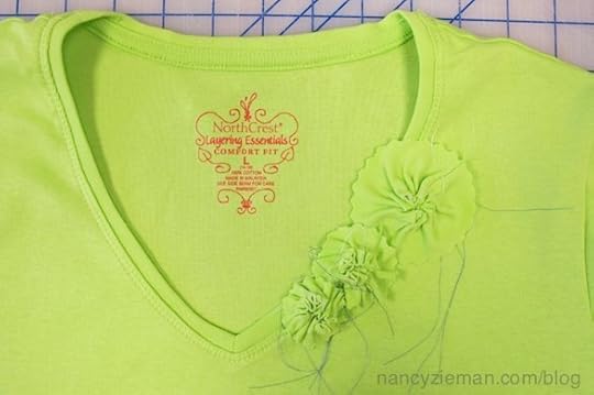 T-shirt makeover by Sewing With Nancy Zieman