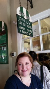 colleen at cafe du monde