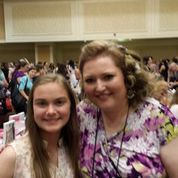 Colleen with fan 2