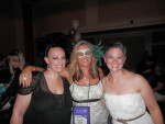 Tera Cuskaden, me, Nikki Duncan. I promise once we get past the Samhain party, there's a lot less of me in these pics!
