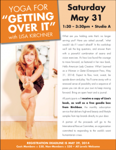 Lisa Kirchner Yoga for Getting Over It CPNY