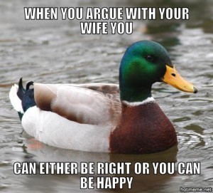 Happy or right